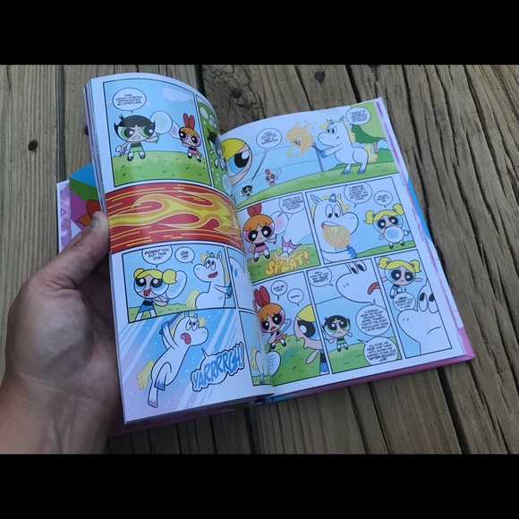 2016 POWERPUFF GIRLS Homecoming Kid Graphic Novel Blossom Buttercup Bubbles Book - Picture 13 of 15